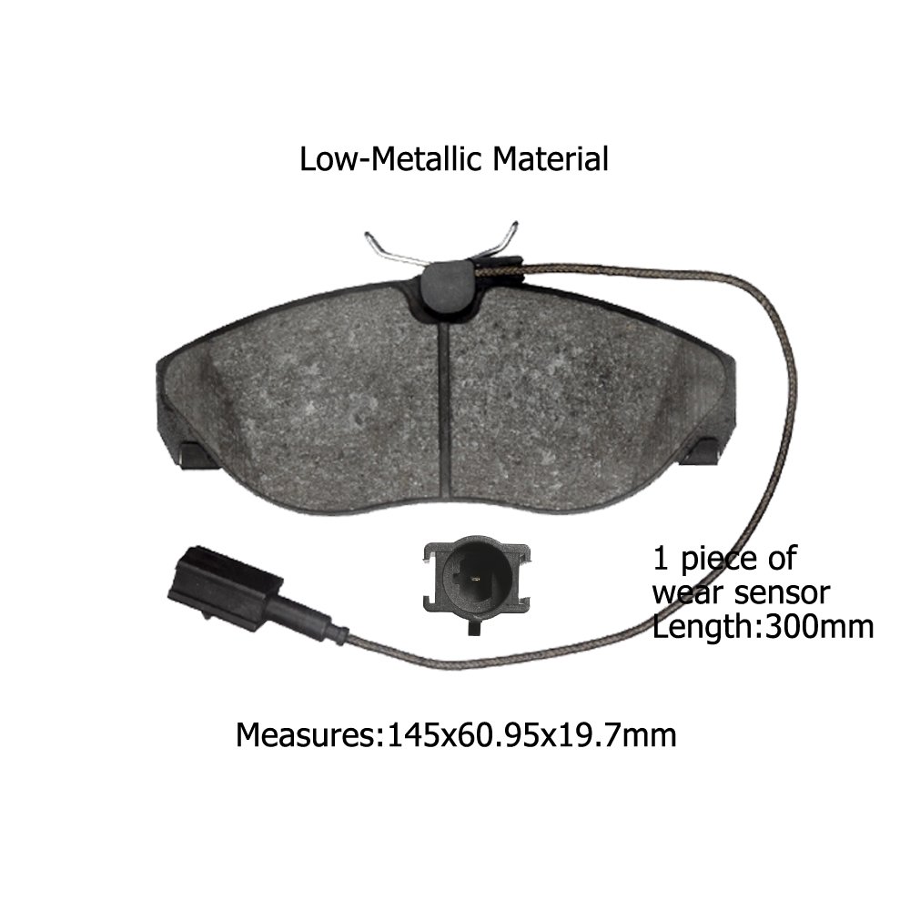 FDB1396 Front Brake Pads for Citroen Jumper 814043S 2800 10/2000-01/2002