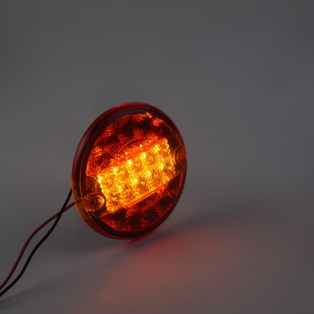 Emark IP67 10-30V Round LED Trailer Lights Reverse Fog Turn Stop Tail LED Combination Truck Lights