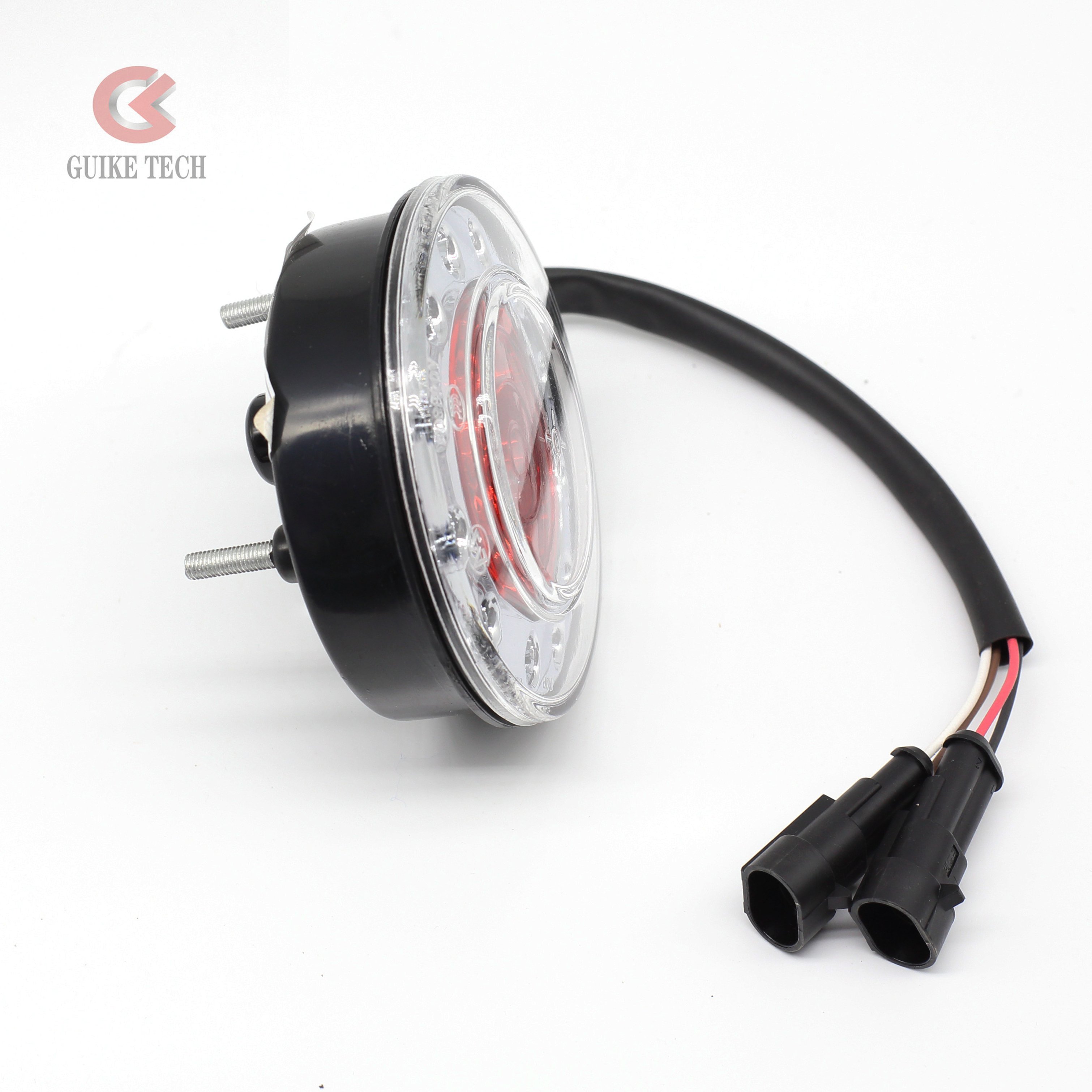 Original Parts Bus and Coach Stop Lamp Wenguang ZD495 Single Circular LED Rear Position & Stop Lamp for Yutong Daewoo Bus