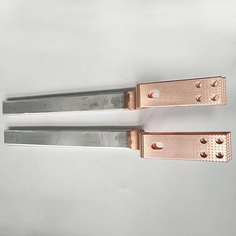 Flash Welded Copper Aluminum Transition Plate Power Accessories Copper Aluminum Transition bar Copper Aluminum Welding Plate