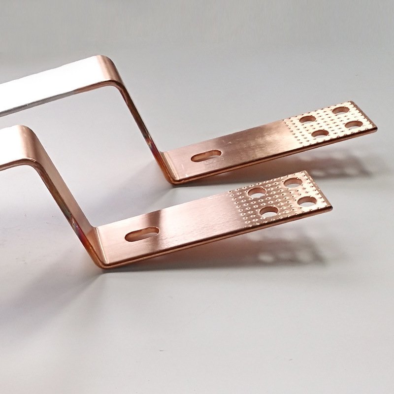 Flash Welded Copper Aluminum Transition Plate Power Accessories Copper Aluminum Transition bar Copper Aluminum Welding Plate