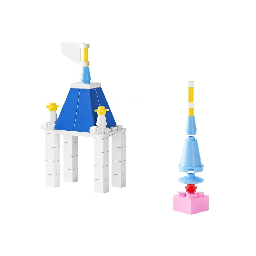 2024 Children's Building DIY Toys OEM Custom Toy Bags 1000pcs Small Pieces of Bricks Building Blocks Small Particles Micro Block