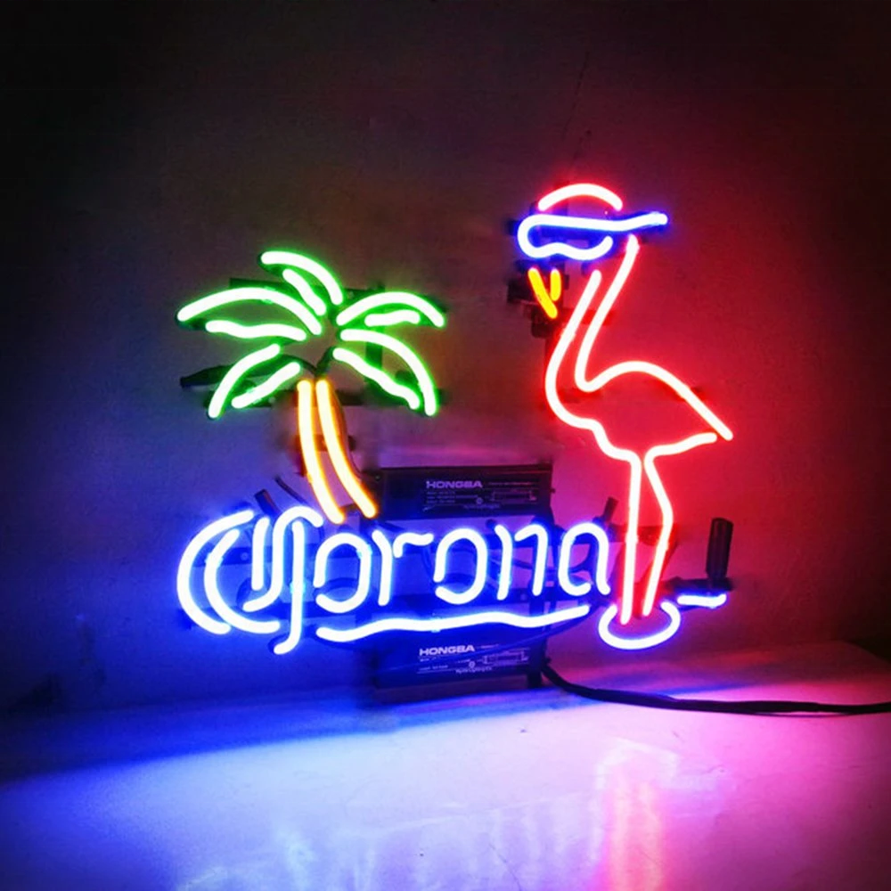 Dropshipping Free Design LED Cold Corona Beer Signs Neon Lights