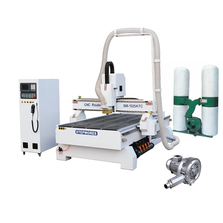 High Precision1325ATC Cnc Router with Absolute Yaskawa Servo Syntech Bus System Cnc Router Atc