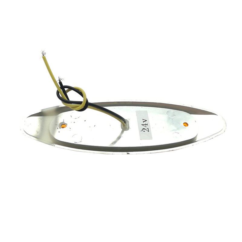13 High Quality Straw Hat LED Amber 6 Inch Oval LED Trailer Truck Side Marker Lamps Indicator Lights Rate IP67
