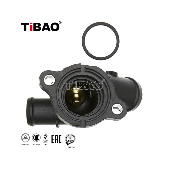 TiBAO Car Engine Coolant Flange Housing for PORSCHE CAYENNE CAYMAN VW AMAROK BORA PHAETON 07K121133E 06A919501A 07K 121 133 E