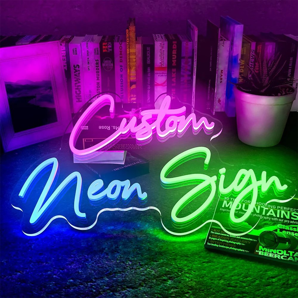 2024 Fast Delivery High Brightness Open Close Neon Sign DC 12V Advertising Custom Neon Light Sign