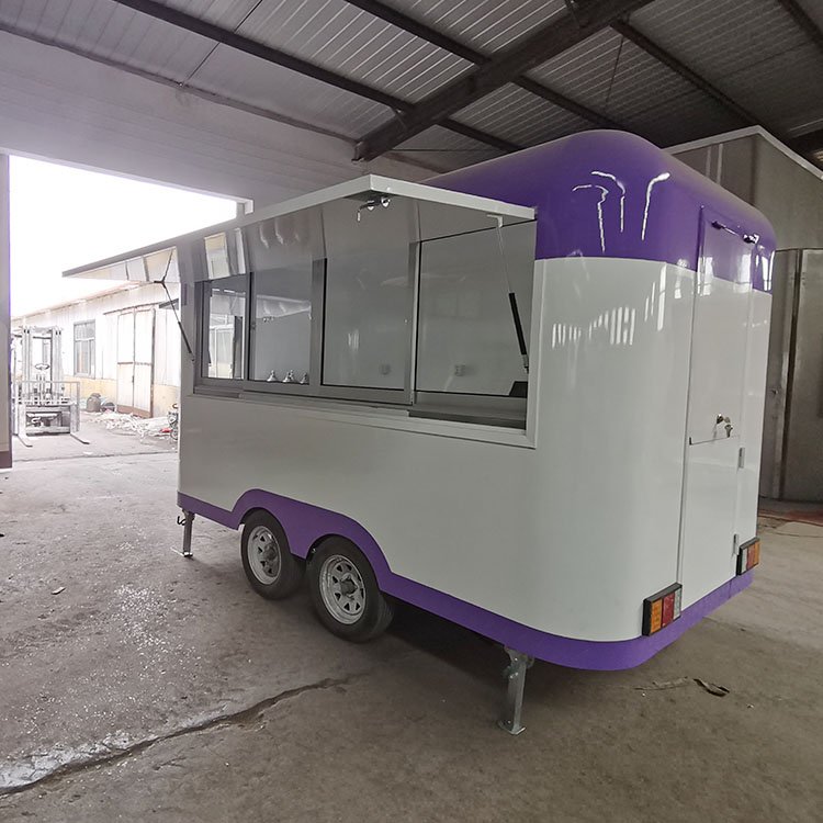 Manufacturers Promote High Quality Technology Food Trailers Mobile Big Wheels Small Food Hot Dog Food Trailer