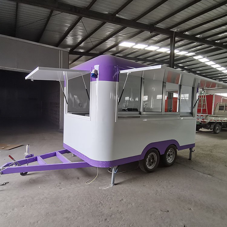 Manufacturers Promote High Quality Technology Food Trailers Mobile Big Wheels Small Food Hot Dog Food Trailer