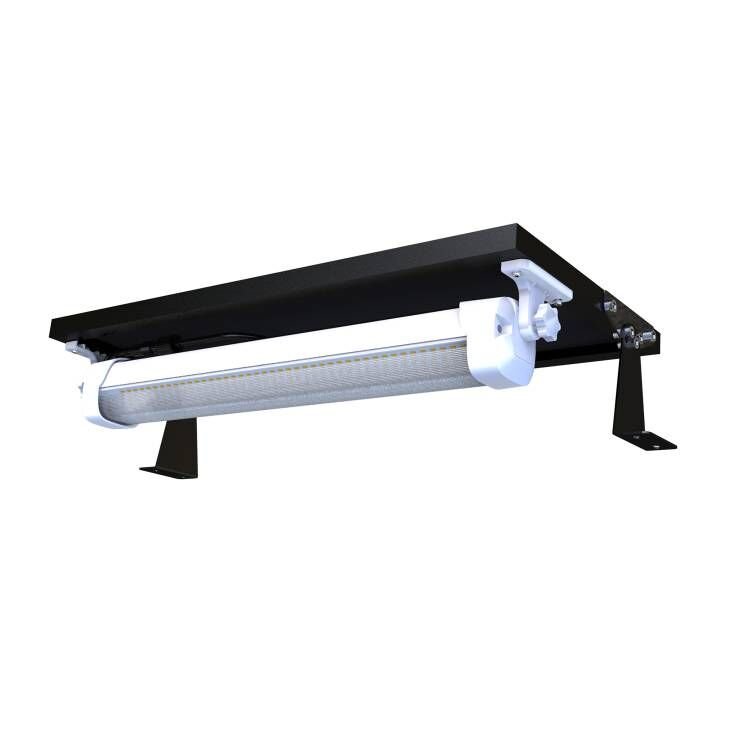 Outdoor High Waterproof Level Solar Carport Light Bus Stop Solar Batten Lamp Indoor and Outdoor Solar Power