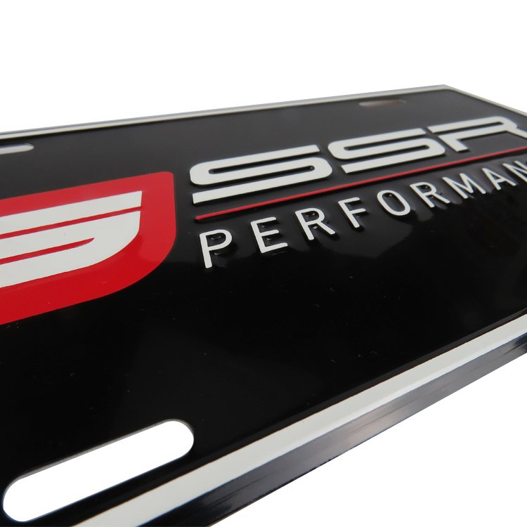Wholesale Vehicles Accessories Embossing Custom Logo Number Plate UK Decorative Reflective Car Sublimation Blank License Plate