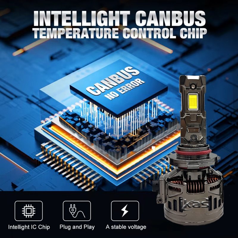 IKAS Factory Wholesale 120W High Power Car Led Headlights 50000lm H4 H7 Led Headlight Bulbs H11 Led Lights for Cars