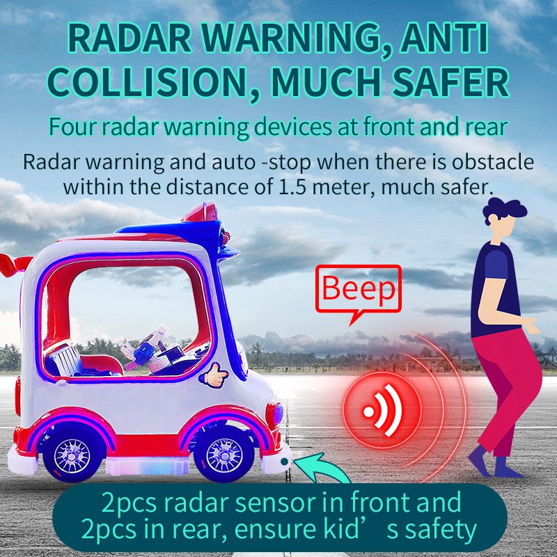 Amusement Park Rides 48v Electric Driving Car Electric Children's Entertainment Big Wheel Car