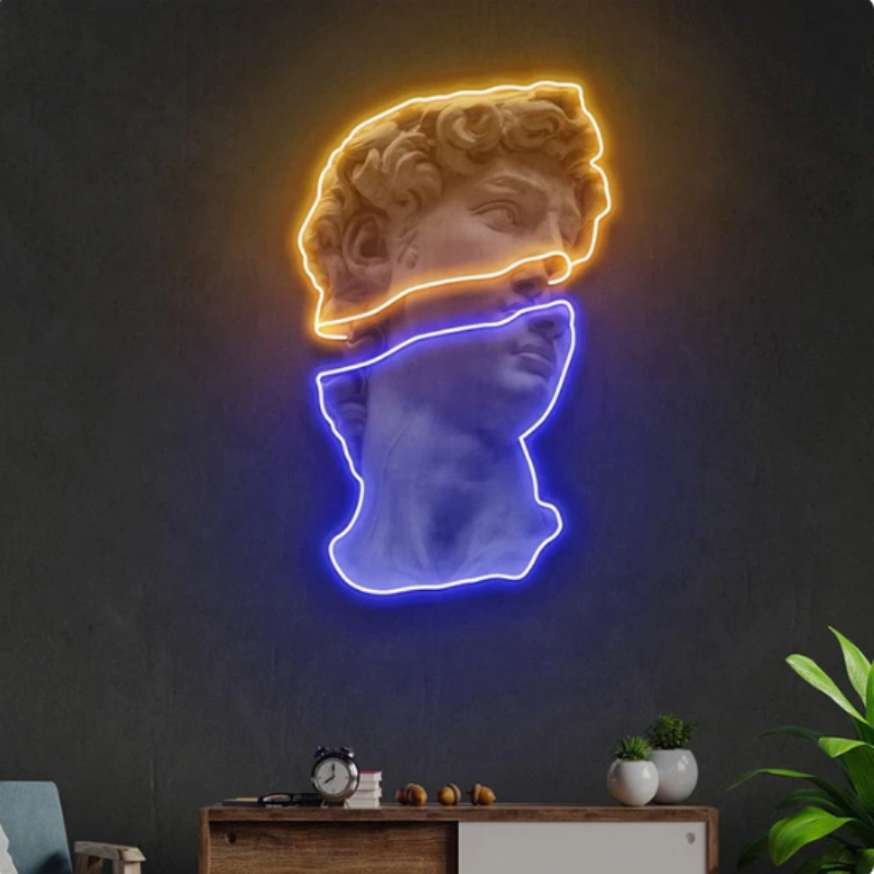 Custom UV-printed Neon Sign Light Neon Art Design Led Store Business logo Aesthetic Neon Light for Wall Decoration