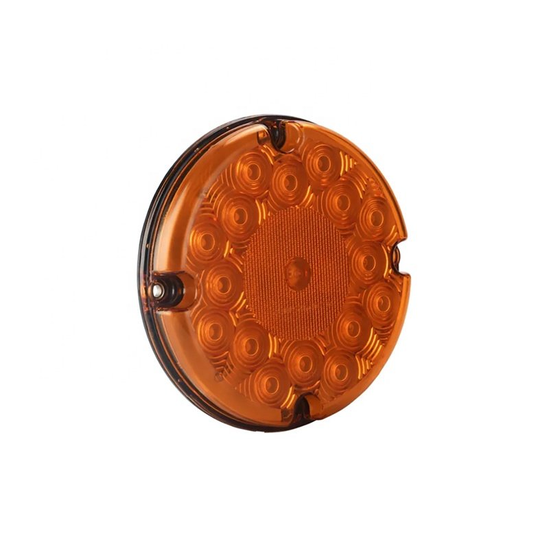 10-30V 7Inch Round Led Truck Trail Rear Indicator Light Rear Warning Lamp for Bus