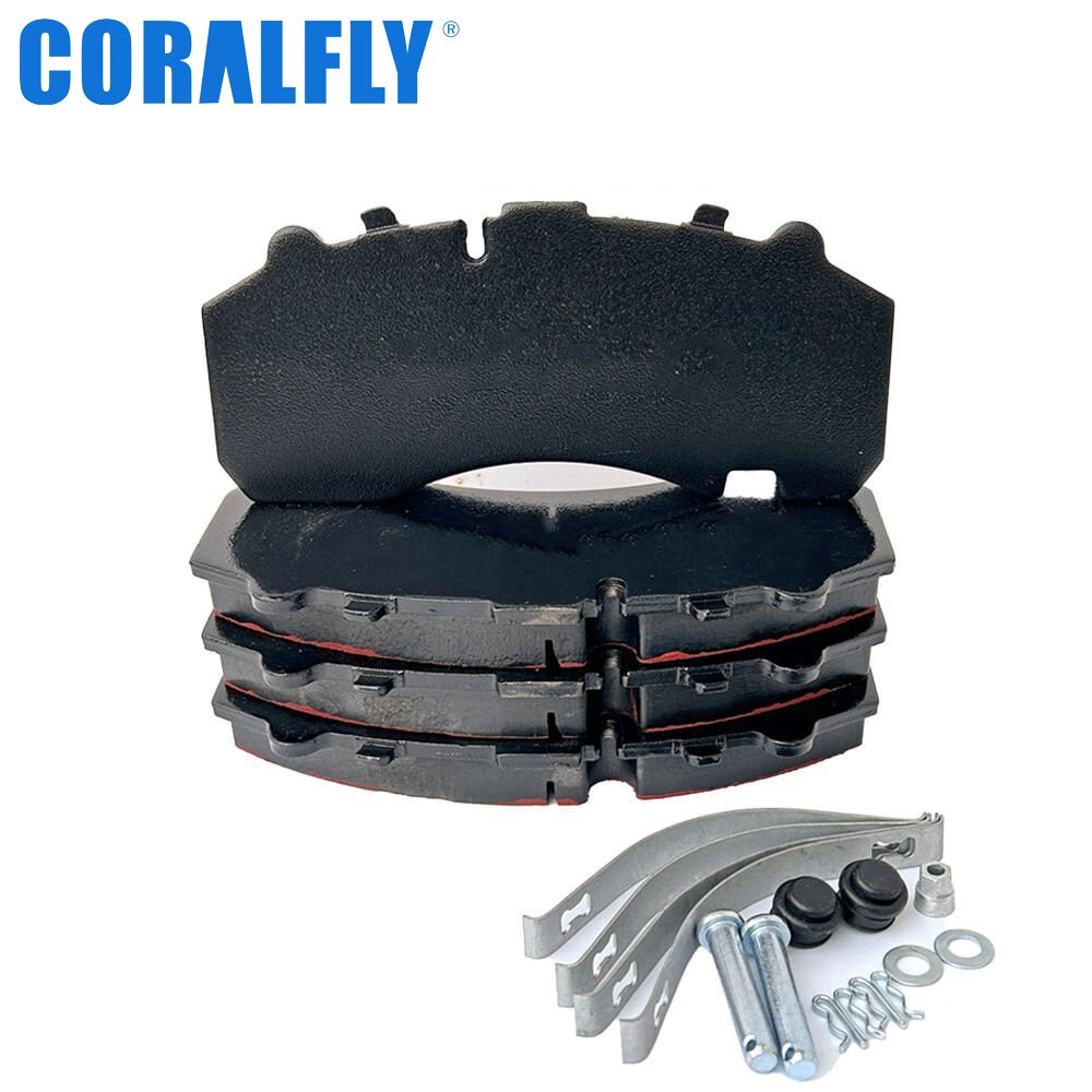 Coralfly Truck Brake Pads Bus Brake Pads Wva29167 Truck Brake Pads for BPW 0980106960 0980108170 0509290090