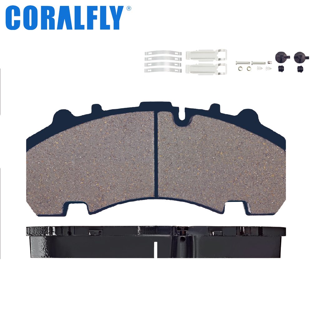 Coralfly Truck Brake Pads Bus Brake Pads Wva29167 Truck Brake Pads for BPW 0980106960 0980108170 0509290090