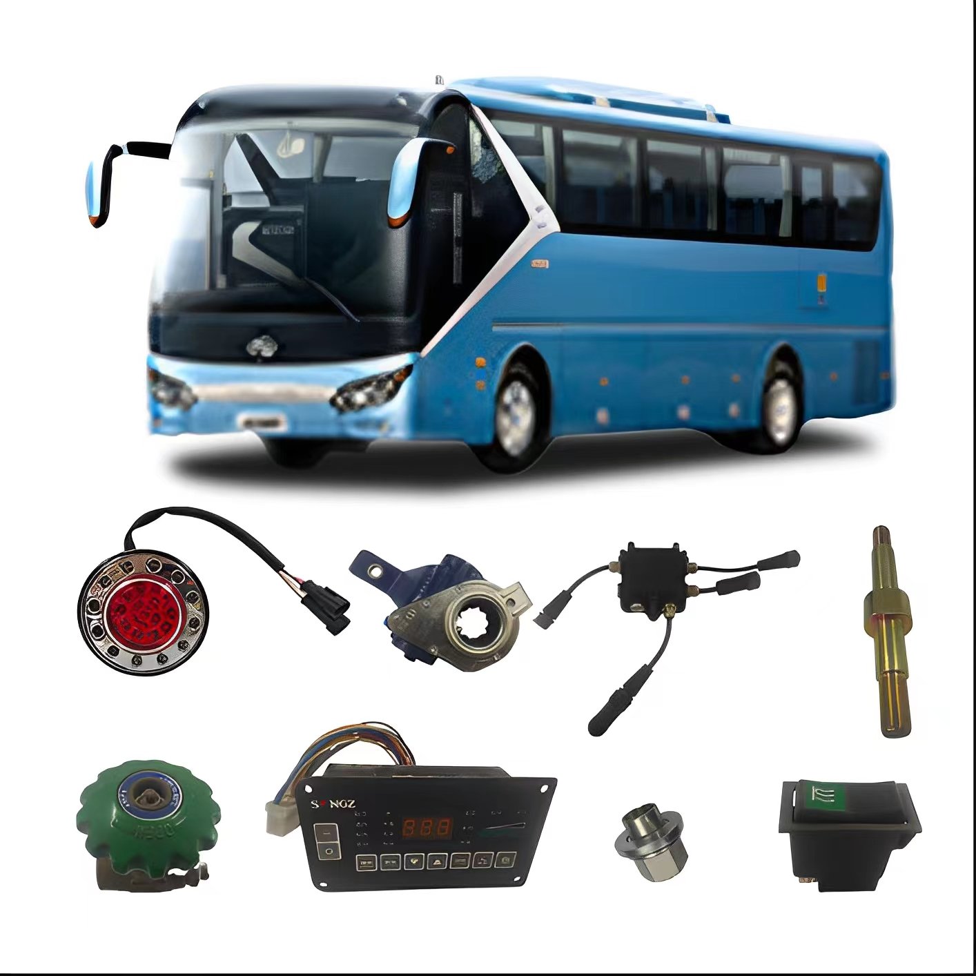 Oem Higer Zhongtong Buses for Sale Headlamp King Long Bus Parts Kinglong Lights Bodi Bus Part