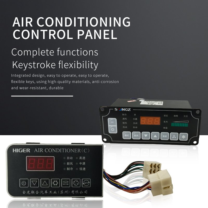 China Bus 12V 24V air Conditioning Controller Accessories Bus air Conditioning Control Panel Is Applicable to TY-08042 Bus Parts