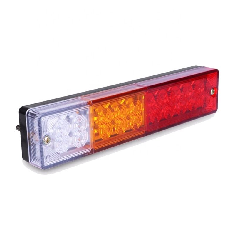 12v LED Truck Tail Light Trailer Warning Lights Taillight Stop Brake Light Rear Reverse Turn Signal Indicator Lorry Bus