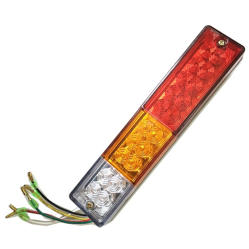 12v LED Truck Tail Light Trailer Warning Lights Taillight Stop Brake Light Rear Reverse Turn Signal Indicator Lorry Bus