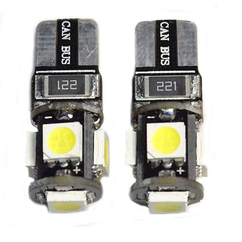 Waterproof Light Bulb 5SMD T10 Canbus Led Bulbs