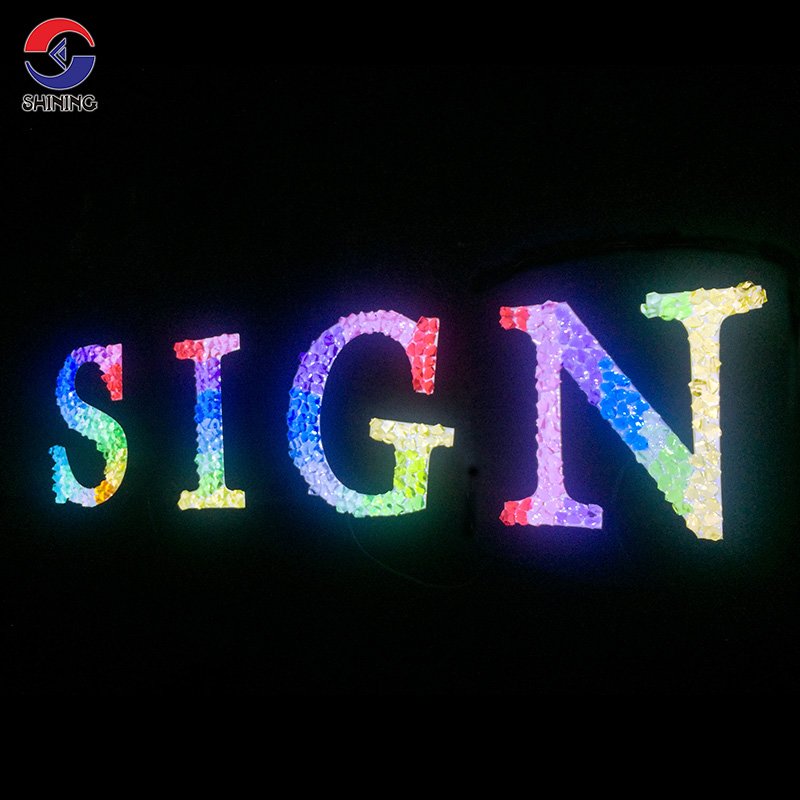 Custom Signs Illuminated Advertising Letters Jelly & Crystal Sign Channel Letter Outdoor&indoor