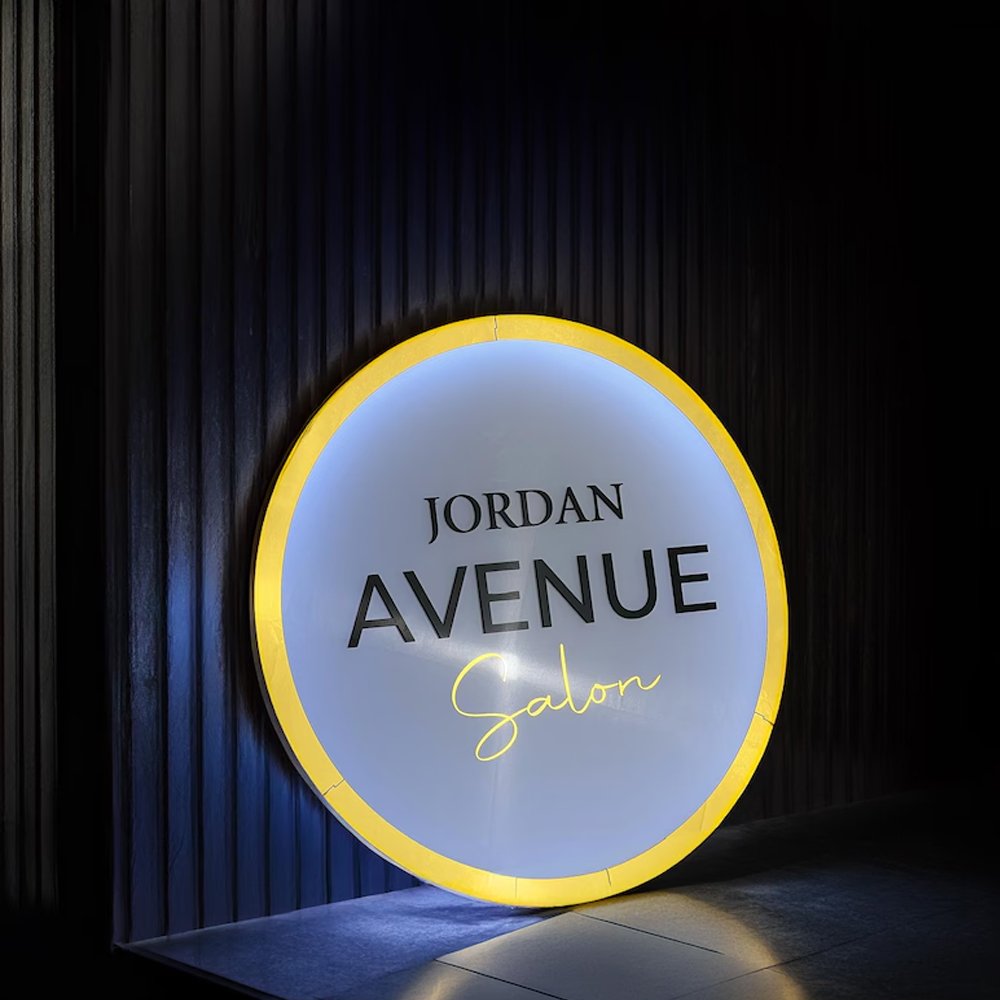 Custom Store Business logo Lighting Led Acrylic Slim Light Box Backlit Signs Led Advertising logo Led for Your Store Wall Decor