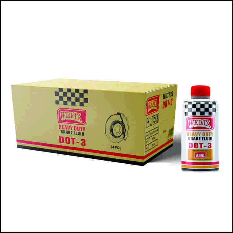 DOT3 High Quality Clutch Fluid Synthetic Brake Fluid Welix 200ml /500ml Brake Systems Cars Trucks Buses Heavy-duty Vehicles