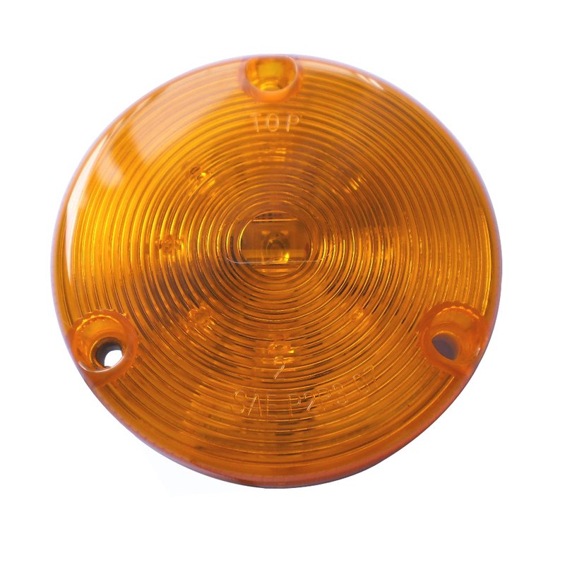 HOT Sale 3 Inch LED Round sealed Side Marker Light 10-30V Clearance Red Amber clear Lamp for Taxi Trailer others car accessories