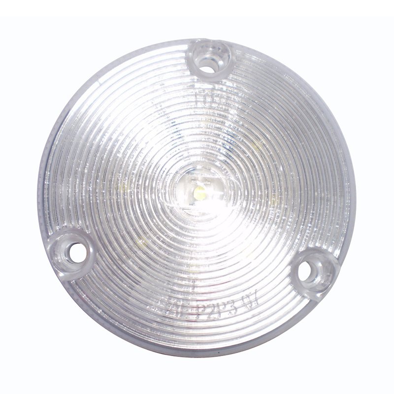 HOT Sale 3 Inch LED Round sealed Side Marker Light 10-30V Clearance Red Amber clear Lamp for Taxi Trailer others car accessories