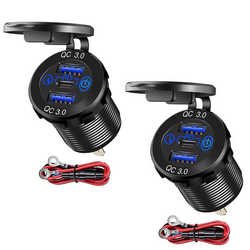 Dual QC3.0+Type C