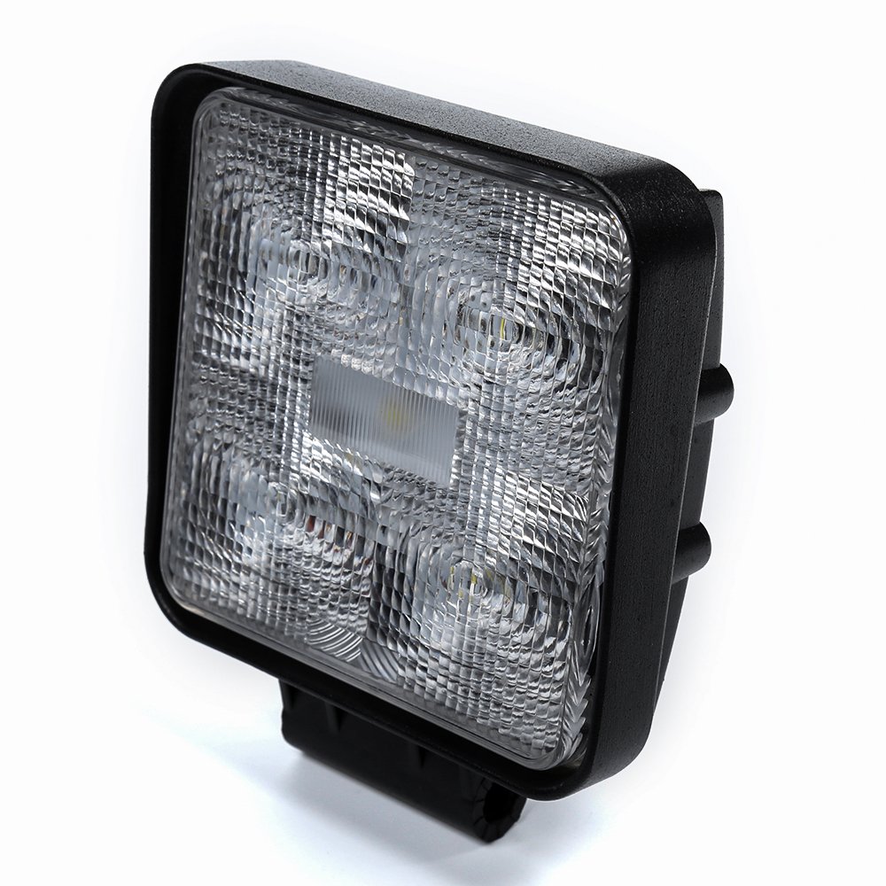 12V 24V 4 Inch 15W Square Car LED Work Light Off Road Motorcycle Tractors Ship LED Driving Light