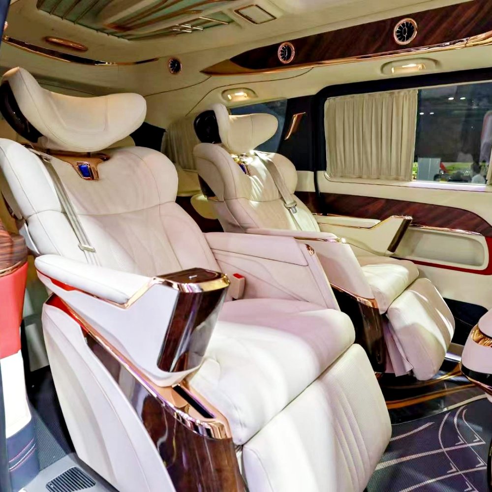 Interior Accessories VIP Luxury Van Aviation Seats Toyota Hiace Seats Set Vito Vclass Mvp Sprinter