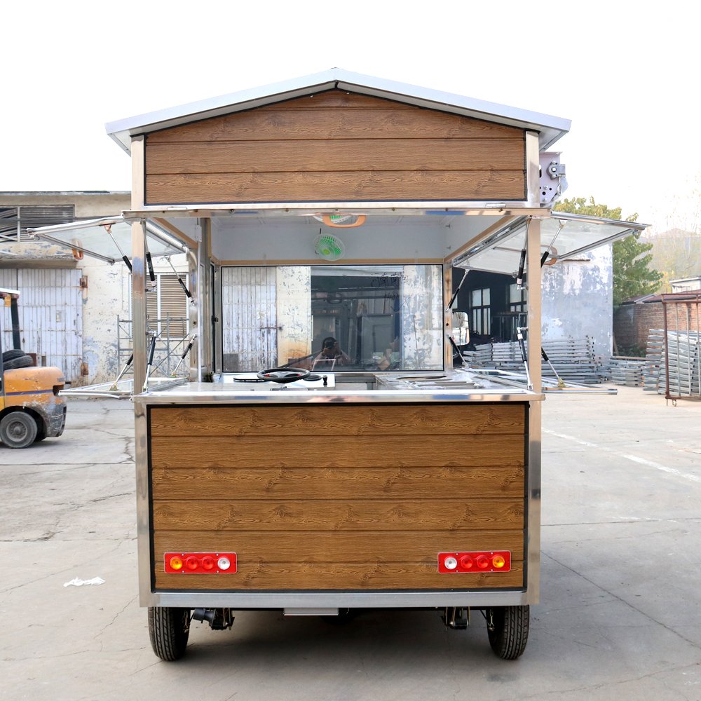 Motor Food Truck Bus Electric Ice Cream Car Electric Food Truck Van Kitchen for Sale Thailand