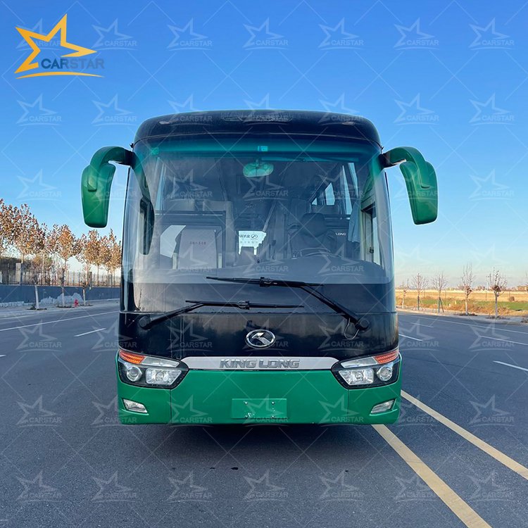 Best Sellers Used Kinglong Coach Bus 58 Seater Passenger Buses and Luxury Coaches with Front Engine for Africa Sale