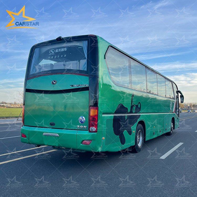 Best Sellers Used Kinglong Coach Bus 58 Seater Passenger Buses and Luxury Coaches with Front Engine for Africa Sale