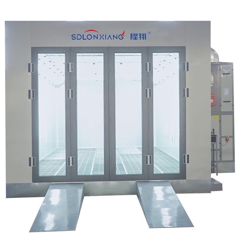 High Quality Custom Paint Booth for Truck and Bus LED Lighting and Electric Heating System for Car Painting and Baking