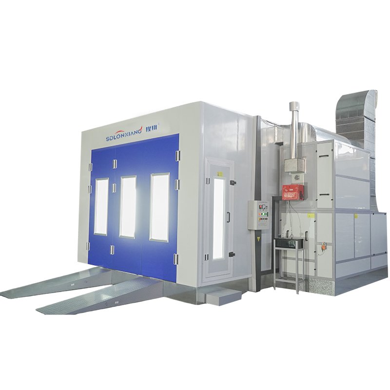 High Quality Custom Paint Booth for Truck and Bus LED Lighting and Electric Heating System for Car Painting and Baking