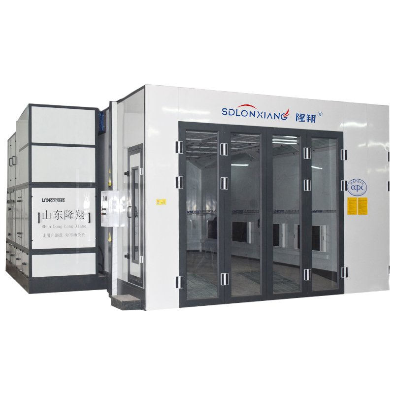 High Quality Custom Paint Booth for Truck and Bus LED Lighting and Electric Heating System for Car Painting and Baking
