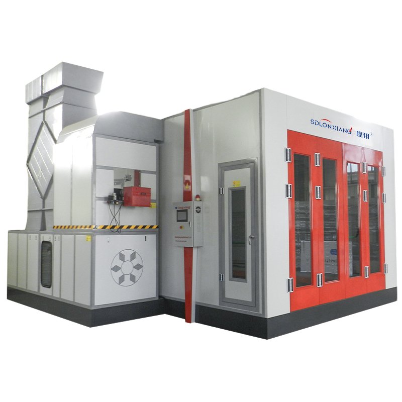 High Quality Custom Paint Booth for Truck and Bus LED Lighting and Electric Heating System for Car Painting and Baking