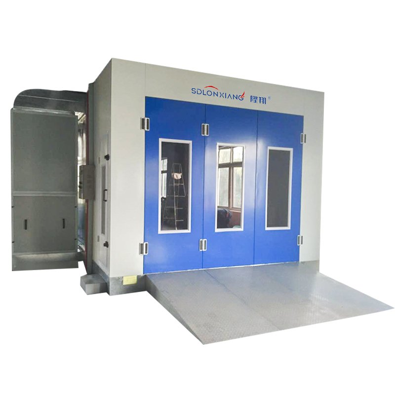 High Quality Custom Paint Booth for Truck and Bus LED Lighting and Electric Heating System for Car Painting and Baking