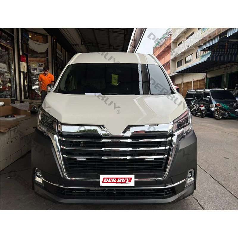 High Quality Old Hiace 2019-2023 Body Kit Upgrade to New Crowl Bodykit for To-yo-ta Hiace 2019+