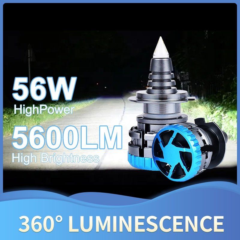 Daylead 360 Lighting High Low Beam 9005 9006 H11 H4 H7 Auto Car LED Headlight