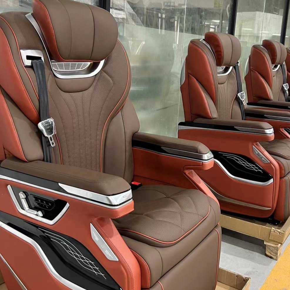 Electric Modified Coach Bus RV Captain Seat for Van for Toyota Hiace Sprinter Vito Alphard Metris Vclass