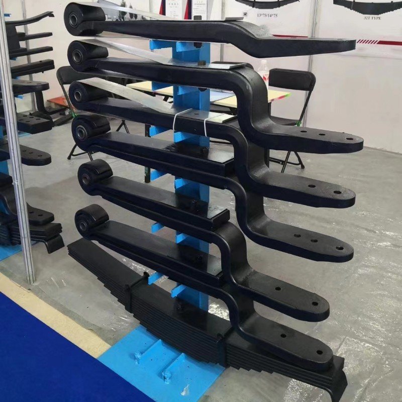 American European Truck Trailer Suspension Customized Springs Z Type Parabolic Helper Rear Steel Leaf Spring