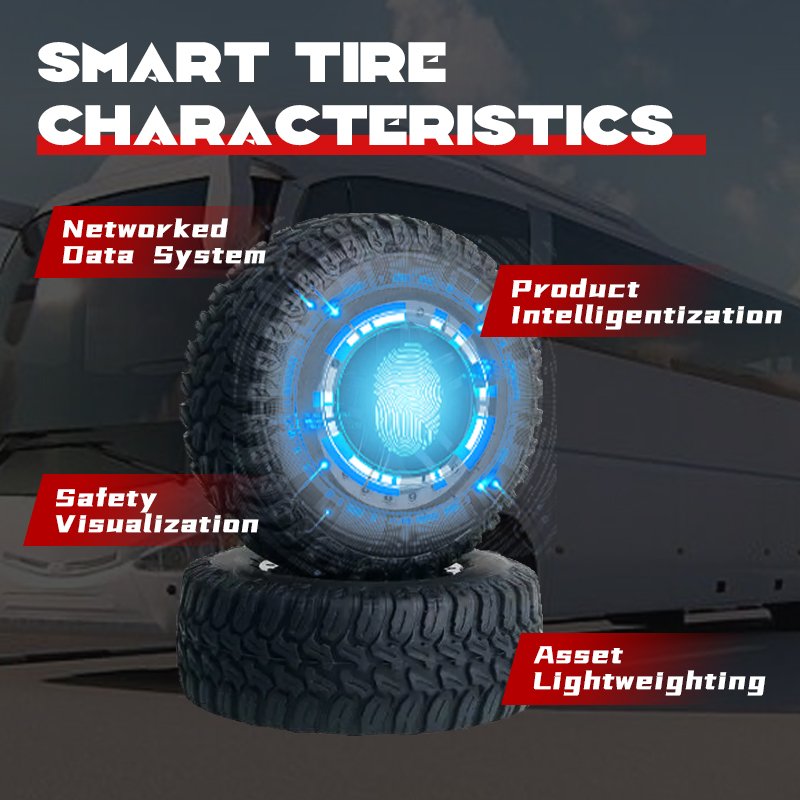 Intelligent Tire Management System Real Time 4G GPS Tracking T-Box Receiver Bluetooth Transmission Truck TPMS Sensor
