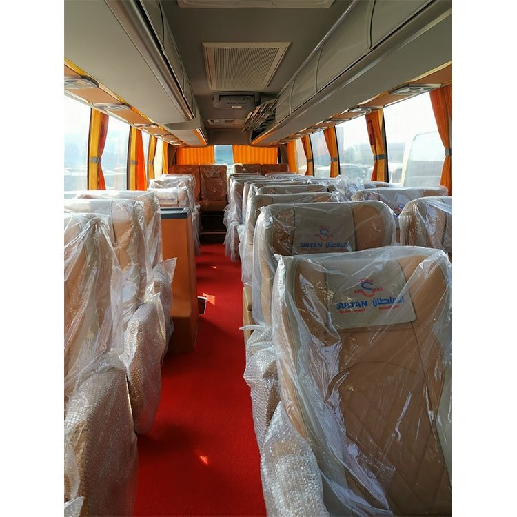 New 12 Meter Length Low Price 53 Seats Luxury Bus Tourist Bus with Air Conditioner