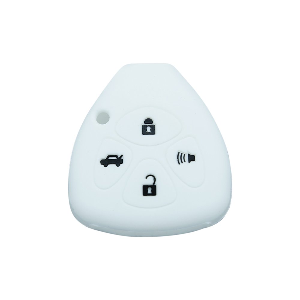 Custom High Quality Multiple Color Options Silicone Smart 4 Buttons Car Key Cover