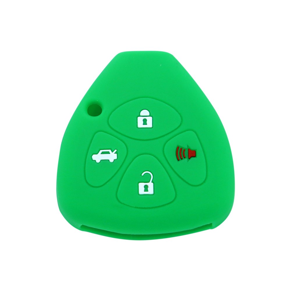 Custom High Quality Multiple Color Options Silicone Smart 4 Buttons Car Key Cover